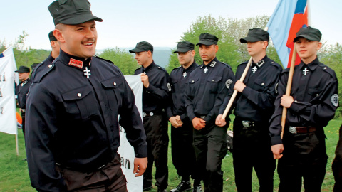 El neonazi Marian Kotleba, líder del Partido del Pueblo-Nuestra Eslovaquia, en una imagen de archivo / REUTERS