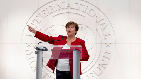 25/09/2019 - Kristalina Georgieva, directora del Fondo Monetario Internacional (FMI) en Washington, EEUU. EFE/EPA/Michael Reynolds