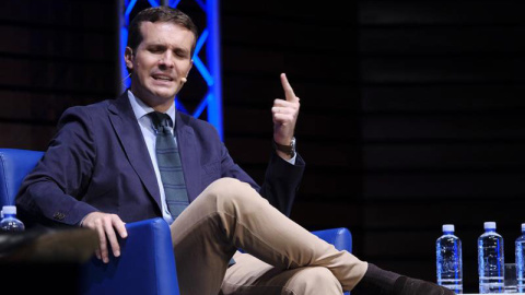 Pablo Casado, presidente del PP, en un acto en Canarias. (ÁNGEL MEDINA. G | EFE)