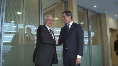 Guaidó se reúne en Bruselas con Borrell y Schinas