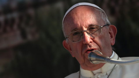 El papa Francisco durante una intervención en Palermo, Italia | REUTERS/Tony Gentile