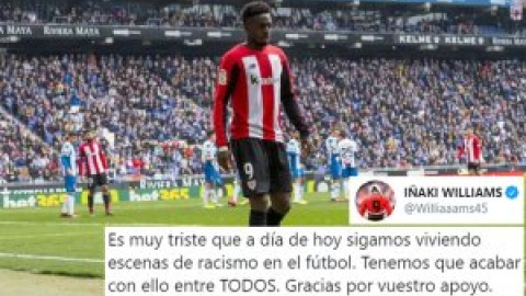 La reacción a los insultos racistas a Iñaki Williams: "En España solo se suspende el fútbol si llaman nazi a un nazi"