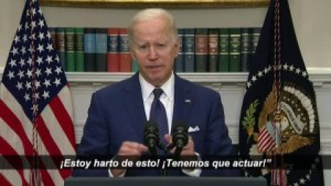 Biden señala al lobby de las armas tras el tiroteo masivo en una escuela de Texas