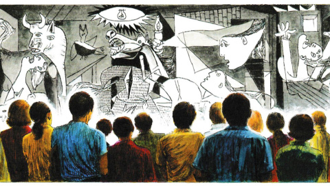 Luis García, 'Experimentando con el terror', Guernica variaciones Gernika, Semana Negra, 2006