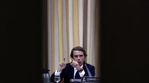 18/09/2018.- El expresidente del Gobierno José María Aznar ha afirmado hoy que decir que el PP es un partido corrupto es un "poco exagerado", y ha asegurado que como presidente del partido siempre actuó "tajantemente" y "de una manera determinante" cad