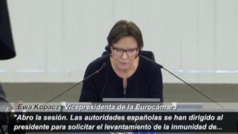 La Eurocámara activa el suplicatorio contra Puigdemont y Comín