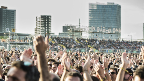 Una imatge d'arxiu d'un concert del Primavera Sound anterior a la pandèmia.