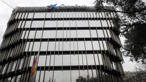 Edificio de la sede de CaixaBank en el madrileño Paseo de la Castellana. E.P./Eduardo Parra