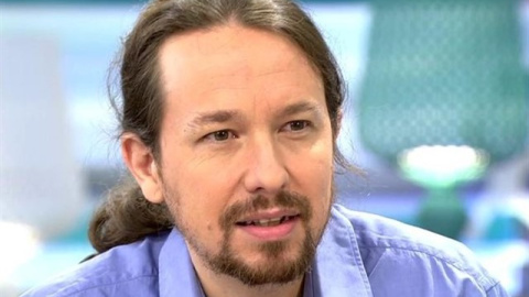 Pablo Iglesias en una entrevista para Telecinco en la que ha propuesto un referéndum a nivel nacional para decidir sobre los toros