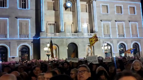 ConcentraciÃ³n de ANC en Barcelona contra la inhabilitaciÃ³n de Quim Torra