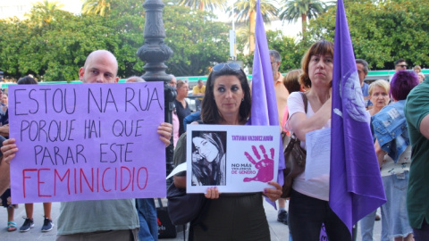 21/08/2018 Manifestación en A Coruña contra la contra la violencia machista. JUAN OLIVER