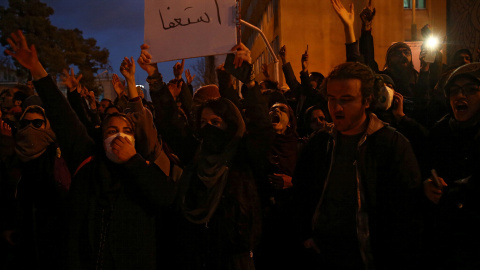 Manifestación en Irán. REUTERS ATTENTION EDITORS