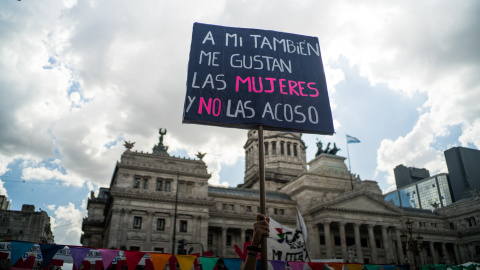 03/06/2022 - Imagen de archivo de la marcha "Ni Una Menos" en Buenos Aires, (Argentina).