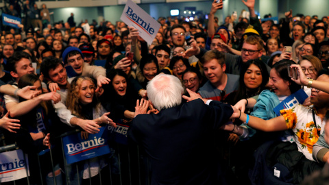 Bernie Sanders en un acto de campaña. REUTERS