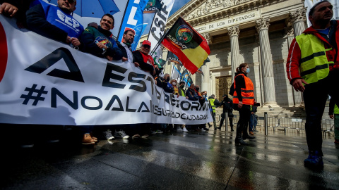 Manifestación contra la ley mordaza