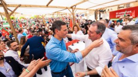 El PSOE busca ubicar a Moreno en la derecha y Sánchez dice que los votos a PP y a Vox son "intercambiables"