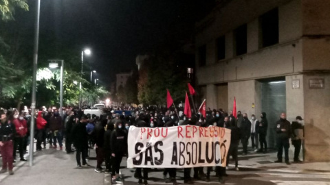 Manifestació en solidaritat a Adrián Sas.