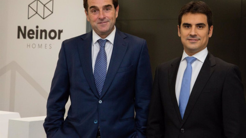 Borja García-Egotxeaga, consejero delegado de Neinor Homes, y Jordi Argemí, consejero delegado adjunto. E.P.