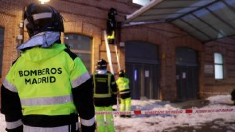 Bomberos de Madrid continúan con el saneamiento de cubiertas