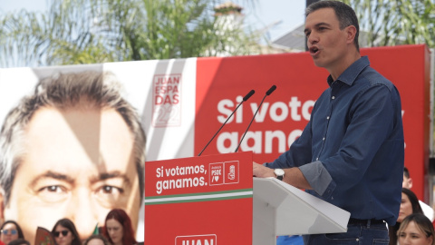 11/06/2022 El presidente del Gobierno, Pedro Sánchez, participa en un acto de la campaña para las elecciones andaluzas en Cártamar (Málaga)