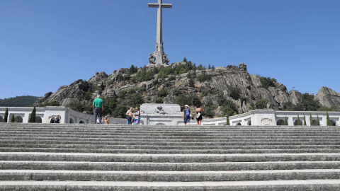 Vista general del monumento del Valle de los Caídos, donde se encuentra enterrado el dictador Francisco Franco. EFE/ J.J.Guillen