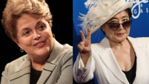 Personalidades como Yoko Ono o la expresidenta de Brasil Dilma Roussef piden la amnistía por el 1-O