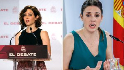 Ayuso ataca al feminismo e Irene Montero le explica lo que sí es de "malcriadas"