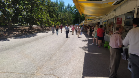 La primera jornada de la Feria de Madrid 2022, en el Parque El Retiro, situado en el centro de la capital