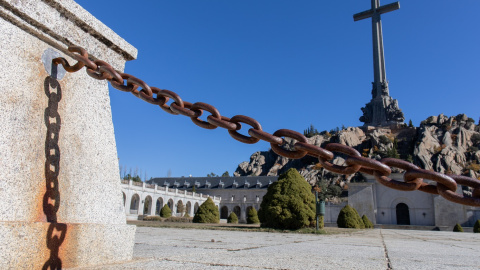 17/11/2021-Abadía benedictina del complejo monumental del Valle de los Caídos, a 17 de noviembre de 2021, en San Lorenzo de El Escorial, Madrid