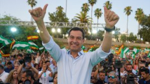 Moreno atisba un resultado histórico para el PP: "Los jefes son todos y cada uno de los ocho millones de andaluces"