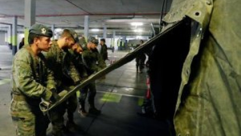 Seis comunidades recurren a las Fuerzas Armadas para ampliar sus instalaciones sanitarias ante el riesgo de colapso