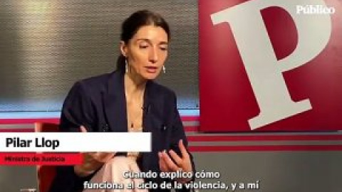 Pilar Llop, sobre la violencia machista