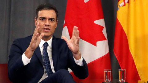 Pedro Sánchez, en Canadá. EFE