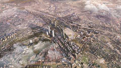 Imagen del proyecto Madrid Nuevo Norte, la nueva denominación de la Operación Chamartín. AYUNTAMIENTO DE MADRID