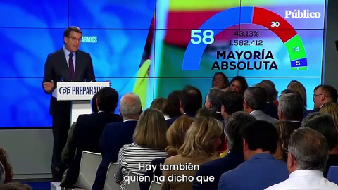 Vídeo | Feijóo, sobre la reacción del PSOE al 19J: "O está más preocupado por la propaganda o ha perdido el contacto con la realidad"