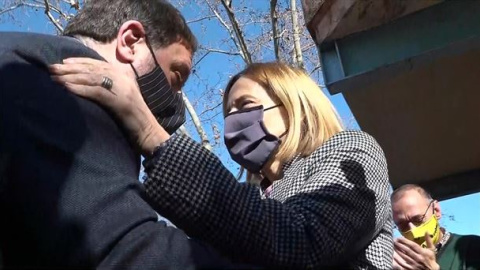 Carme Forcadell i Oriol Junqueras