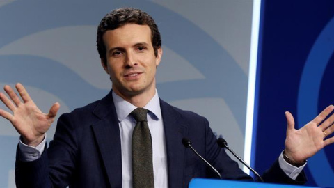 Pablo Casado, secretario general del PP, no será investigado por el Tribunal Supremo en el 'caso máster'. | EFE