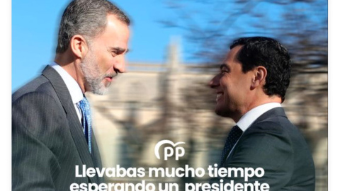 Imagen del anuncio del PP de Andalucía en Facebook.