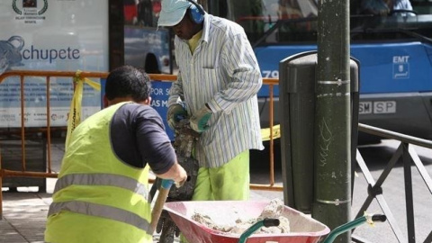 Trabajadores extranjeros. E.P.