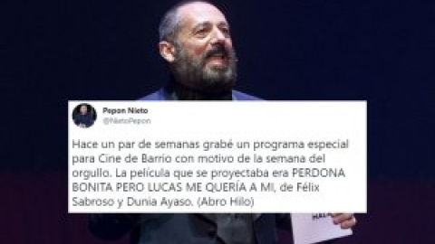 El hilo de Pepón Nieto que explica la cancelación del especial LGTBI de 'Cine de Barrio' y la posterior rectificación de RTVE