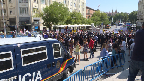 ManifestaciÃ³n de pensionistas en el Congreso