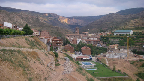 Vista del municipio de Viguera, en La Rioja.