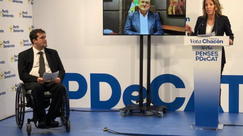 Ortuzar en acto del PDeCAT