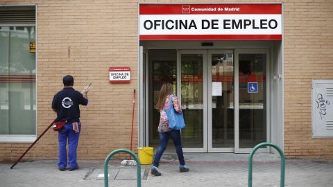 Una oficina de empleo de la Comunidad de Madrid. E.P.