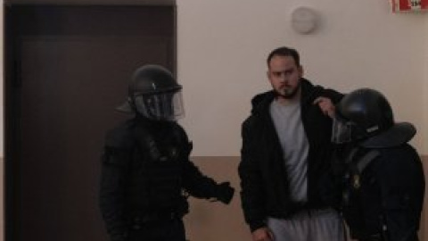 Así ha sido el momento de la detención de Pablo Hasél en el rectorado de la Universitat de Lleida