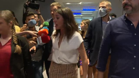 Irene Montero responde a Feijóo: "No me van a encontrar nunca en un yate con un traficante de cocaína"