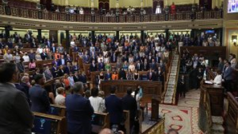 "Una lección que Cuca Gamarra nunca olvidará": los diputados de EH Bildu respetan el minuto de silencio por Miguel Ángel Blanco en el Congreso