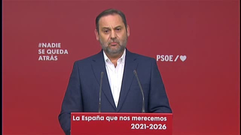 Ábalos sobre el resultado electoral en Cataluña: "Los socialistas no defraudaremos la confianza que han depositado en nosotros"