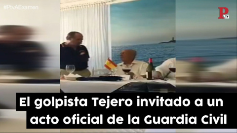 La Guardia Civil invita al golpista Tejero a una comida y le homenajea