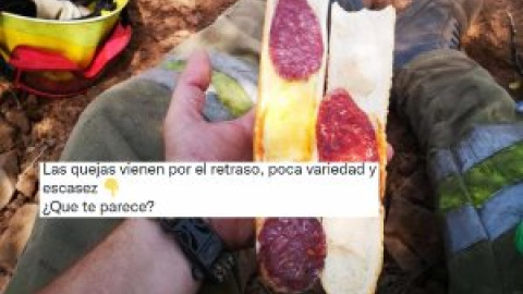 Esta es la 'comida' que reciben los bomberos que combaten los incendios en Castilla y León y su mensaje desesperado al chef José Andrés